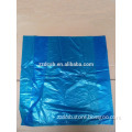 Dark Blue Plastic HDPE Flat Poly Bag With Side Gusset